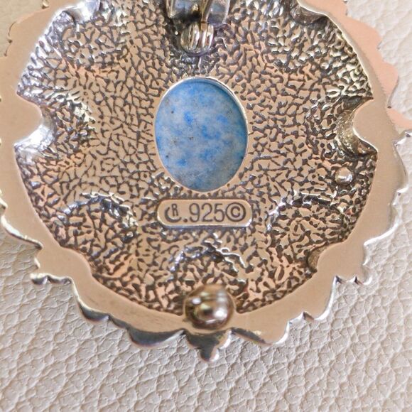 Carolyn Pollack Relios Sterling Silver Multi-Stone Pendant Brooch - Picture 3 of 6